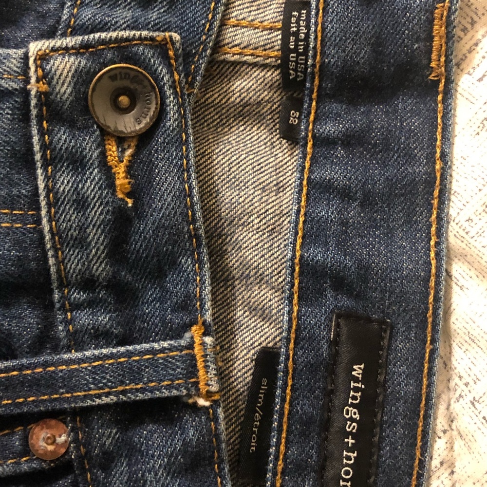 Wings + Horns denim jeans slim fit